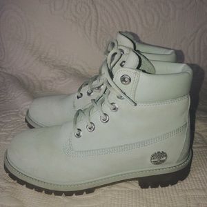 Mint Timberland Boots